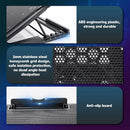 Gaming Laptop Cooler Six Fan Led Screen Two USB Port 2600RPM