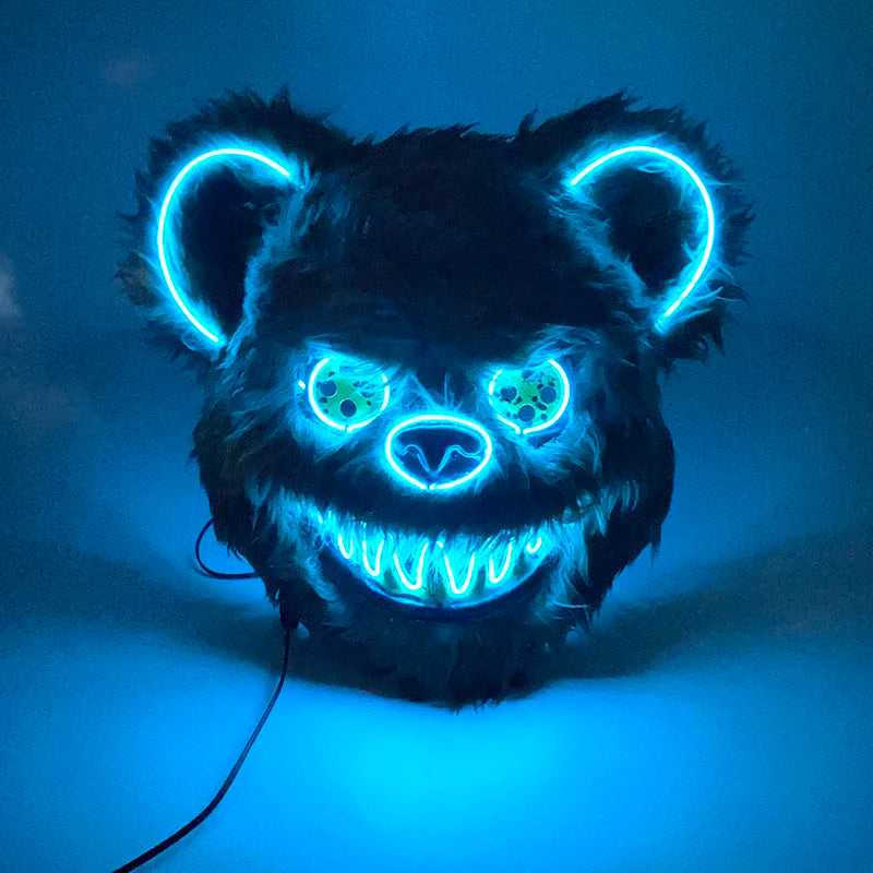 Mascara de Terror Urso (Led)