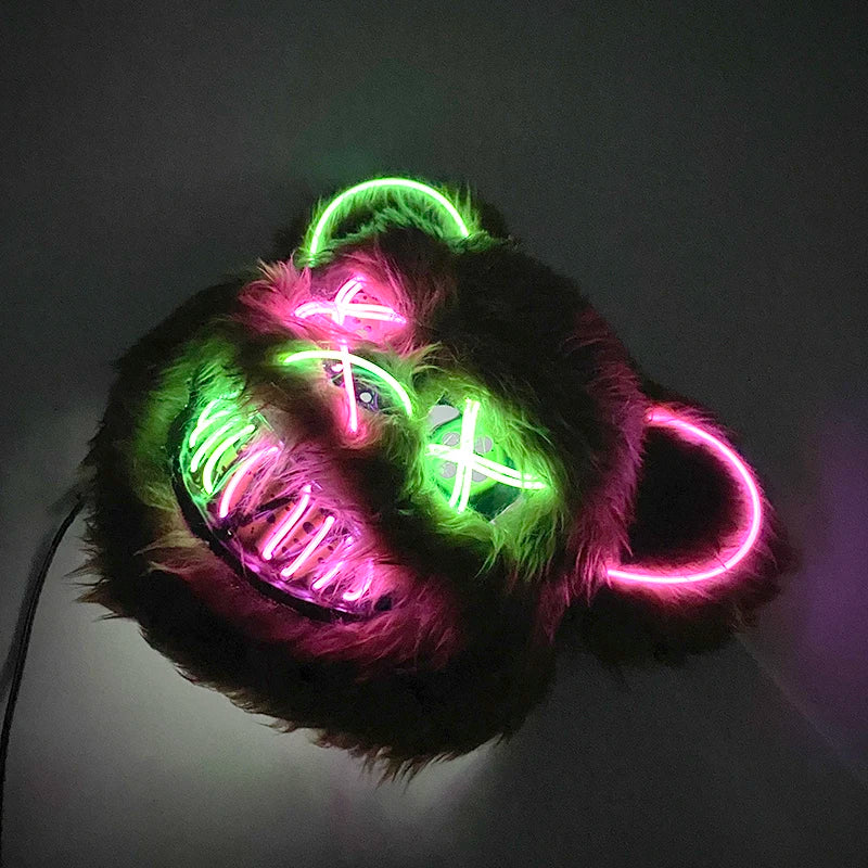 Mascara de Terror Urso (Led)