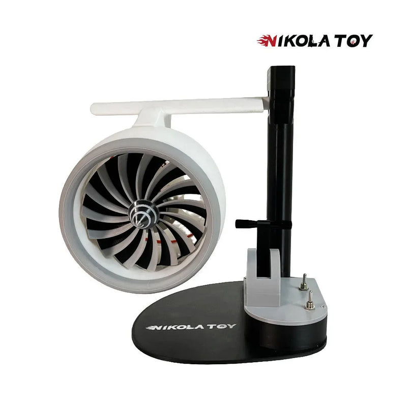 Ventilador turbofan para sala de jogos, ventilador brilhante, sistema de design de hélice, jato turbo, refrigeração legal, impressão 3d