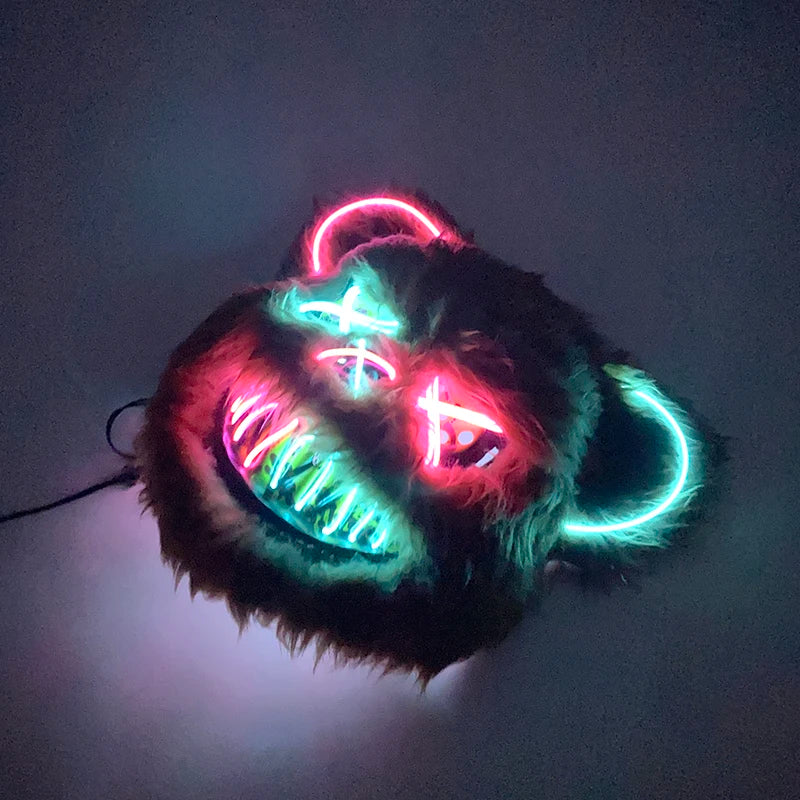 Mascara de Terror Urso (Led)